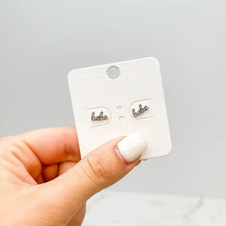 'Babe' Stud Earrings