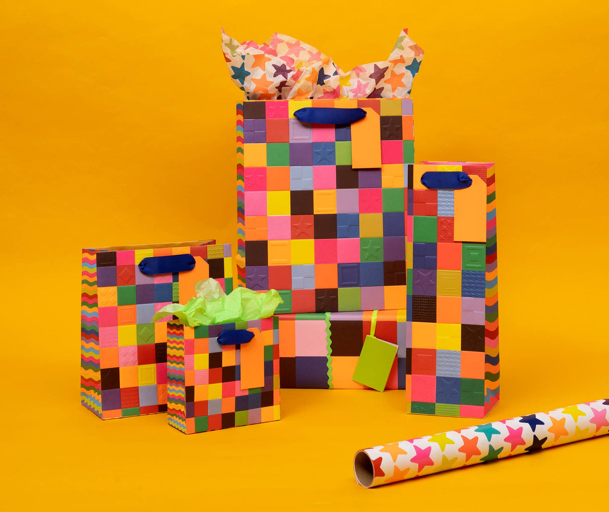 Small Check Me Out Gift Bag