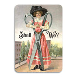 Shall We Scissor Greeting Card