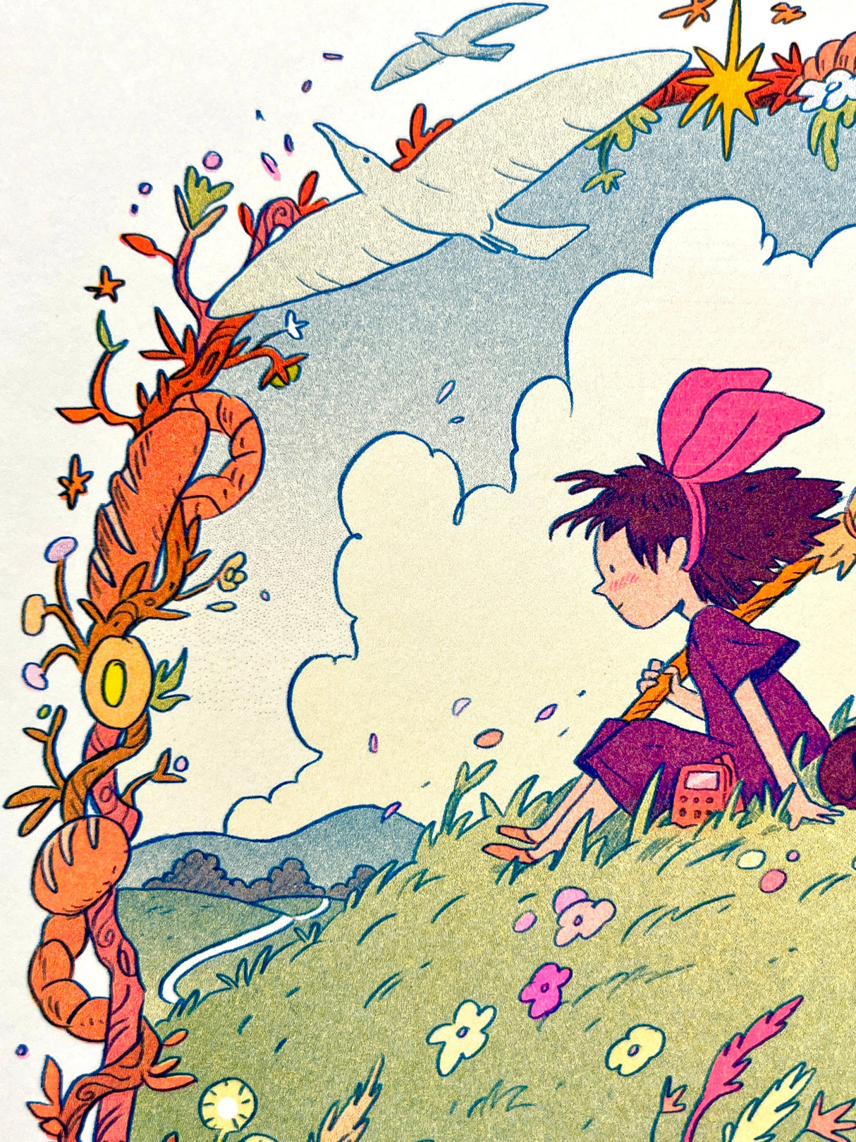 Kiki's Delivery Service Small Riso Print