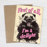 First of All, I’m a Delight Greeting Card