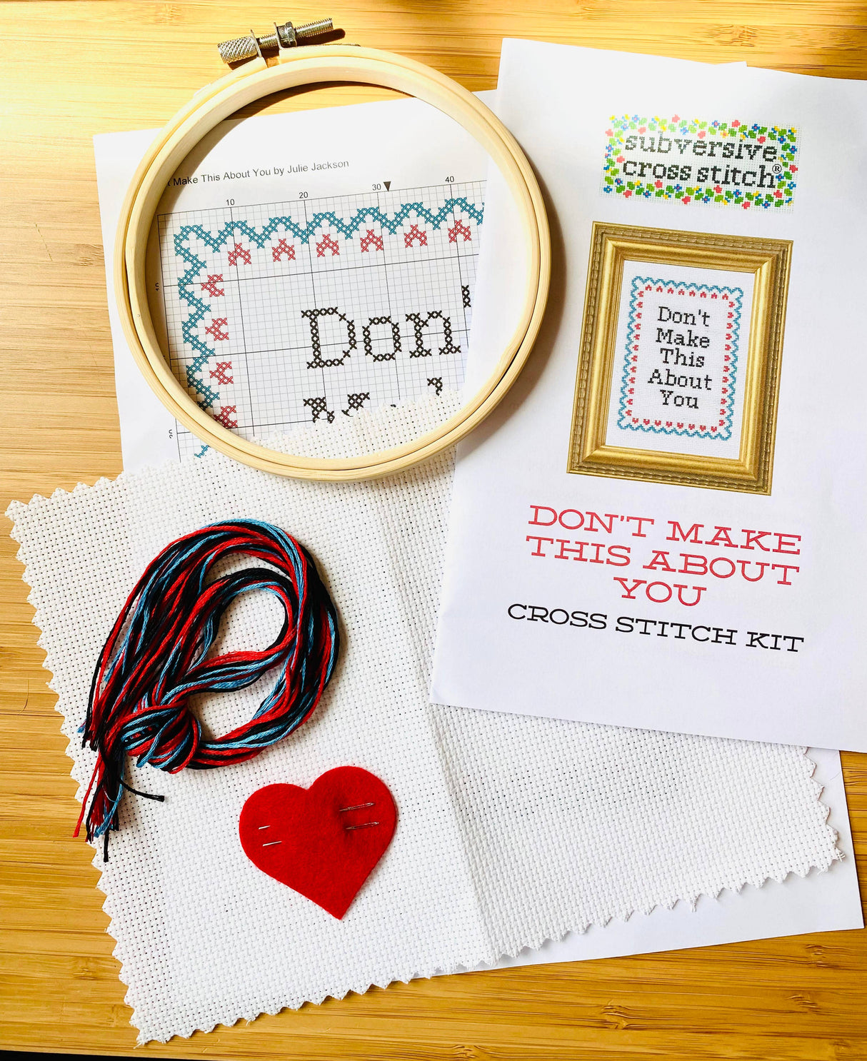 Not Today, Satan Cross-Stitch Kit