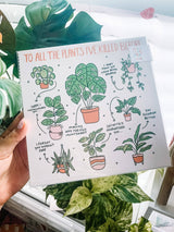 Plant Killer Square Art Print