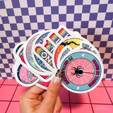 Funny Introvert Mental Health Waterproof Vinyl Sticker