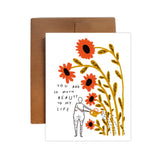 You Add So Much Beauty to My Life Birthday Card