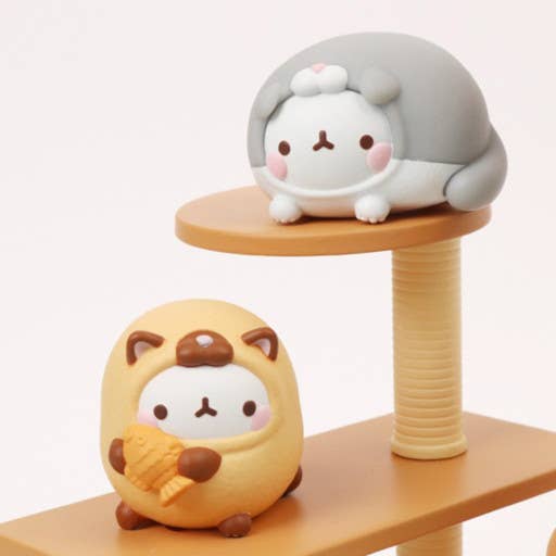 Molang Lazy Cat Costume Blind Box