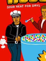 Tooty Rebels Vinyl Sticker By Colin Walsh