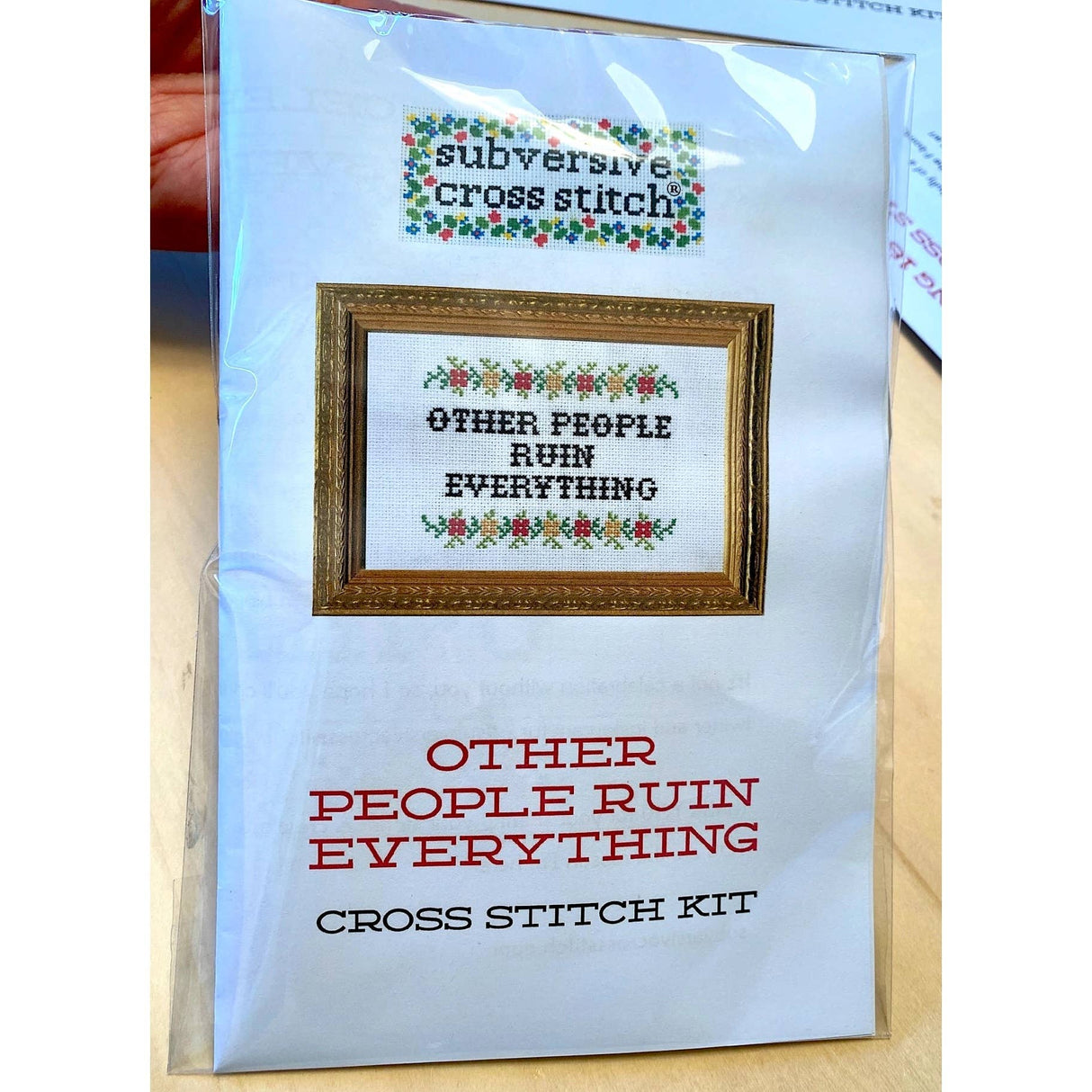 Therapy Isn't Enough Cross Stitch Kit