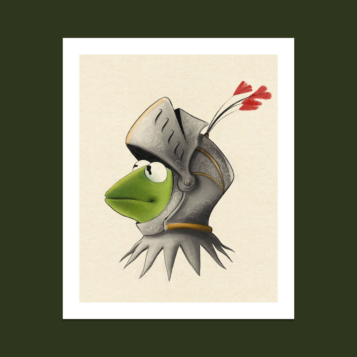 His Royal Highness Kermit the Frog 8x10 Art Print