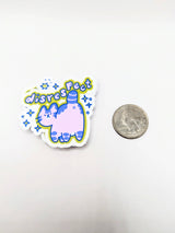 Disrespect Cat Butthole Vinyl Sticker