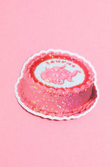 Taurus Glitter Horoscope Cake Sticker