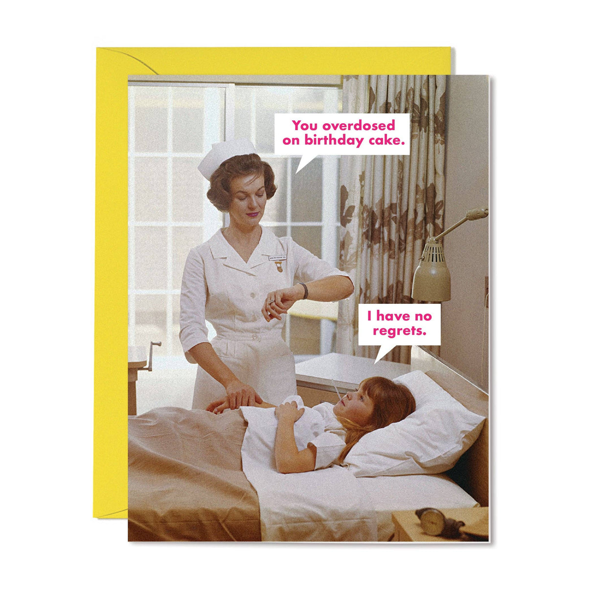 No Regrets Birthday Greeting Card