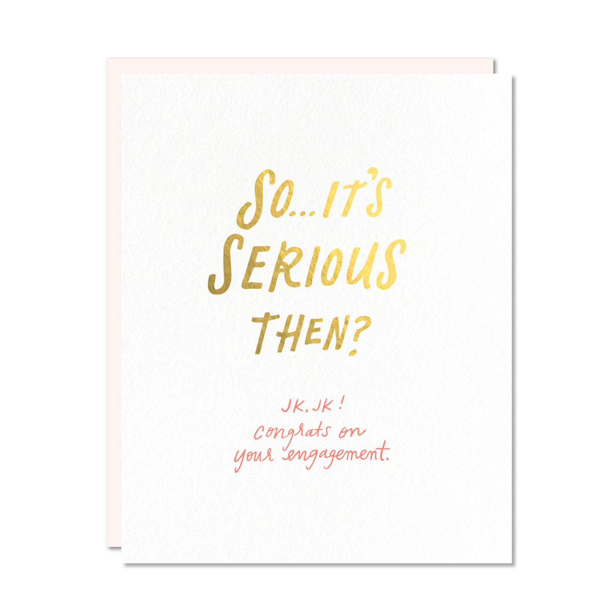 Serious Engagement - Card