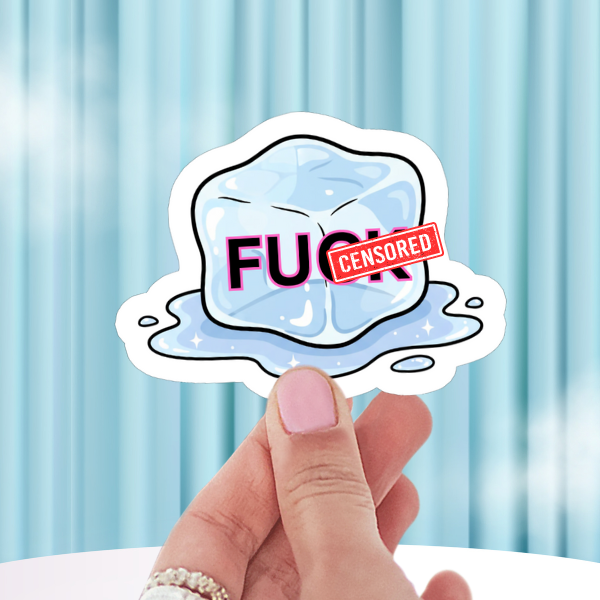Ice Liberal Democrat FDT Waterproof Vinyl Sticker