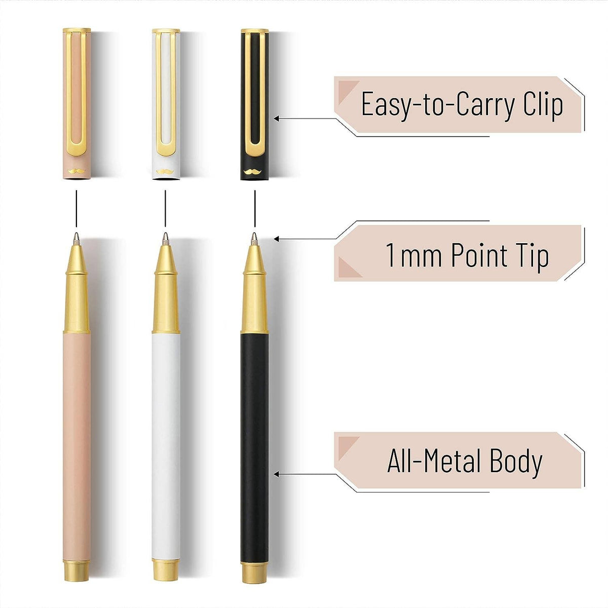 Luxury Pen Set, Black Ink