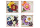 Real Pressed Flowers Beveled Glass Magnets