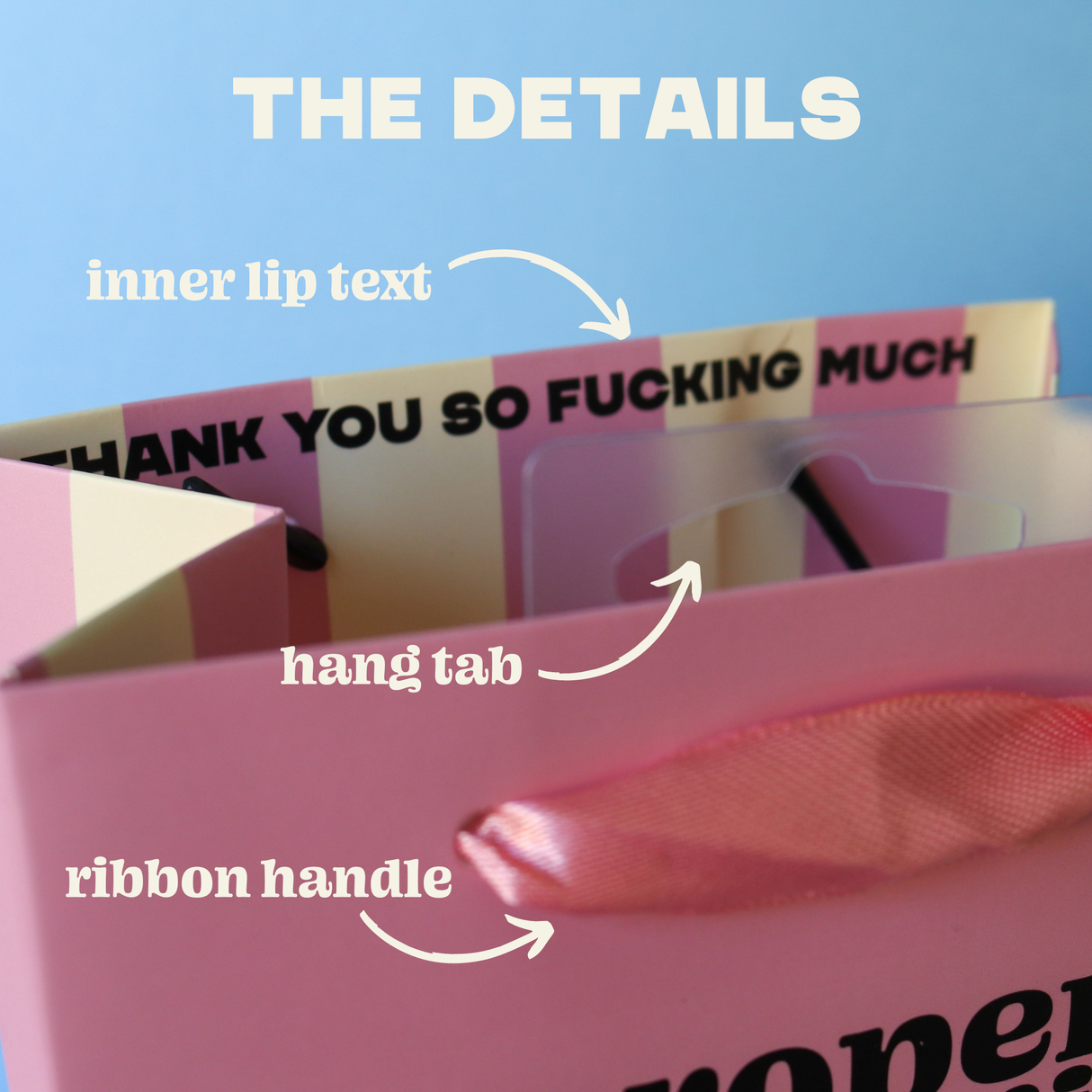 Proper Ladies Say Thanks Gift Bag