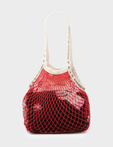 Red Mesh Bag - Min & Mon Design