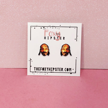 Snoop Dogg Stud Earrings