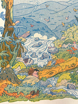 Mountain Dreams Riso Print