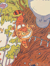 Totoro Small Riso Print