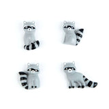 Colorful RACOON magnets s/4