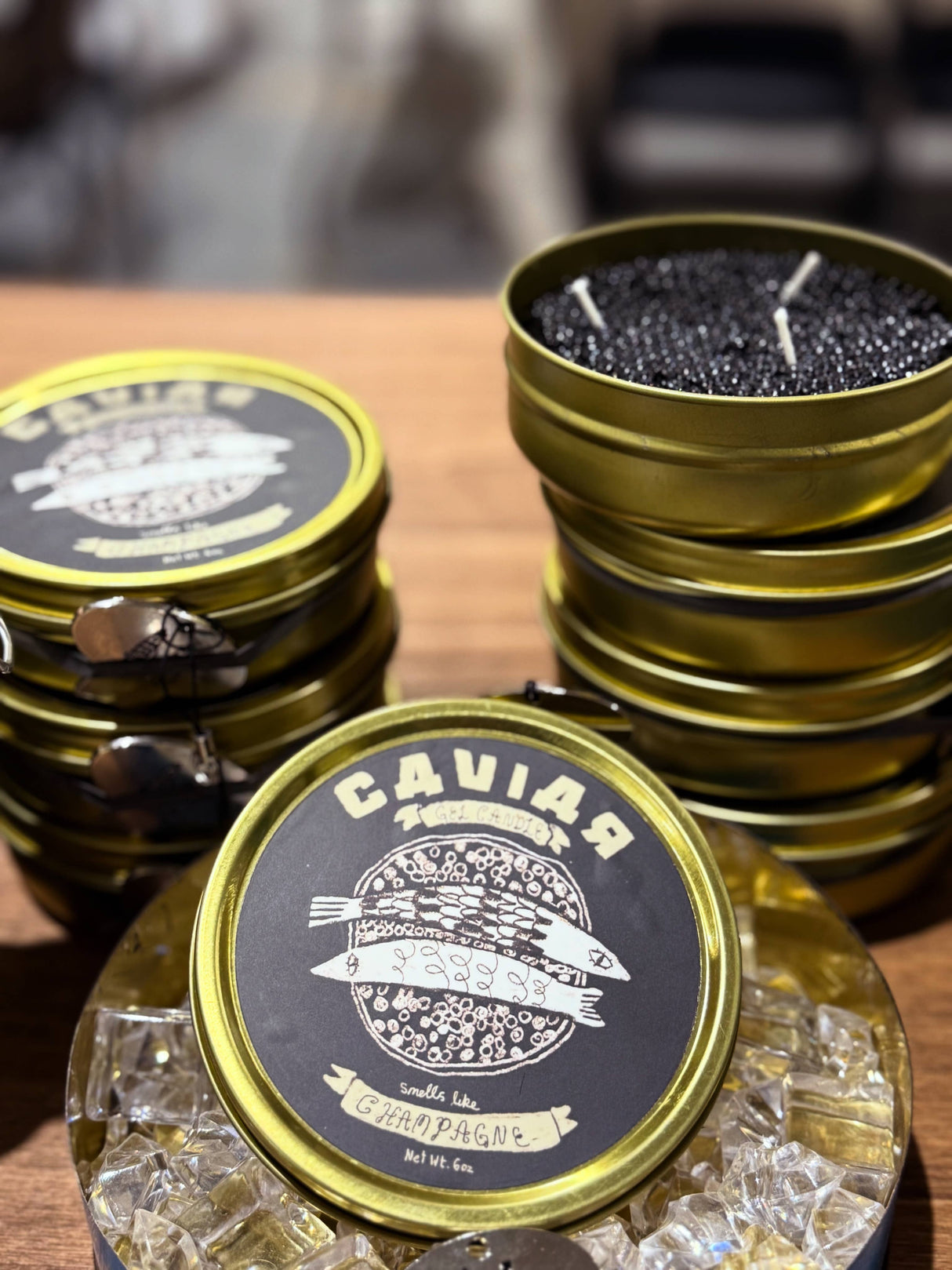Fancy Caviar Candle