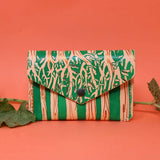 Leahter Forest Popper Purse