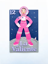 La Valiente, Loteria-Inspired Photo Print of Paper Art