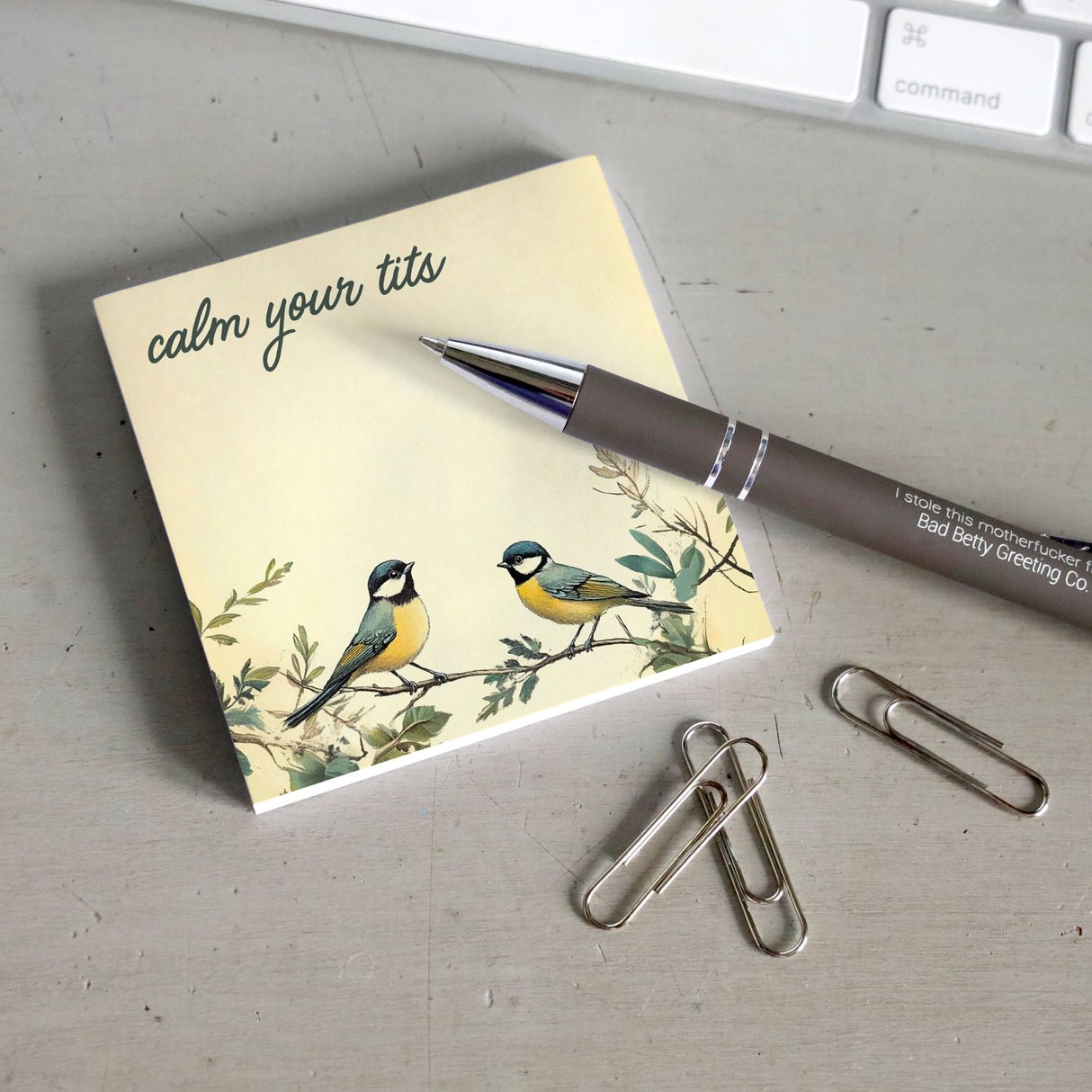 Calm Your Tits Note Pad