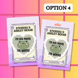 Frog Funny Relatable Spoiled Waterproof Vinyl Sticker