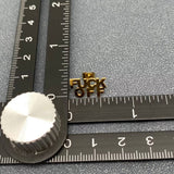 'FUCK OFF' Stainless Steel Ear Studs