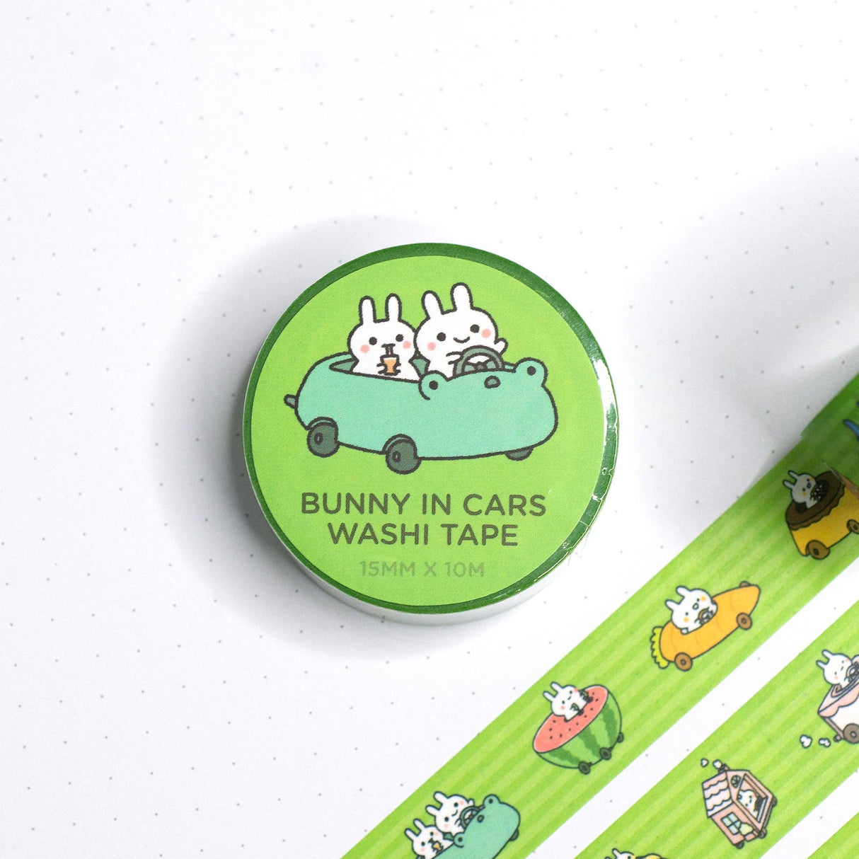 Bunny Cars Washi Tape