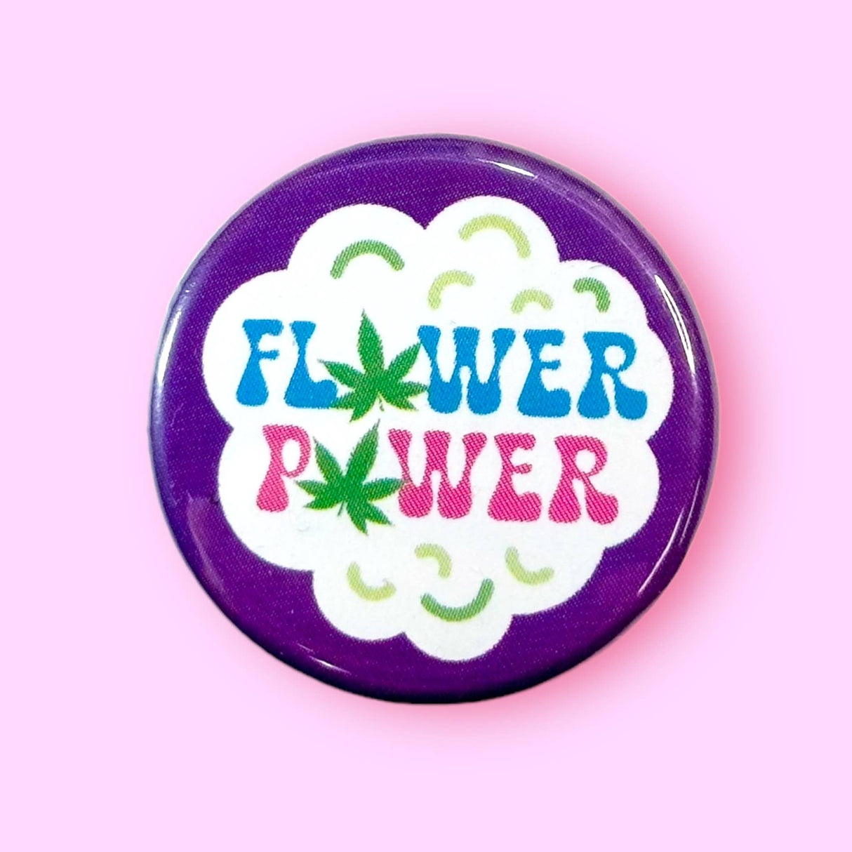 Flower Power Pinback Button