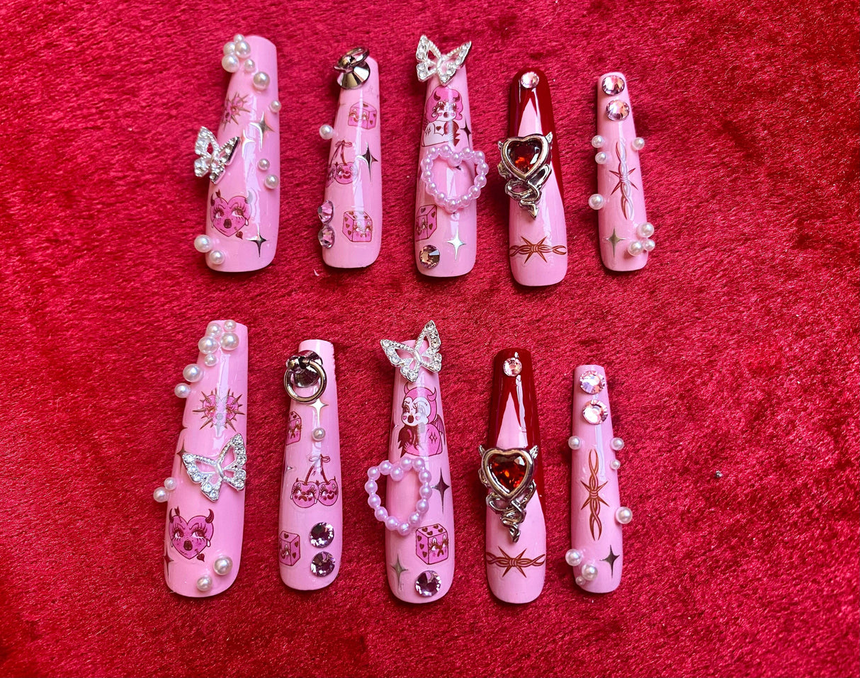 Lovecore Nail Decal Stickers