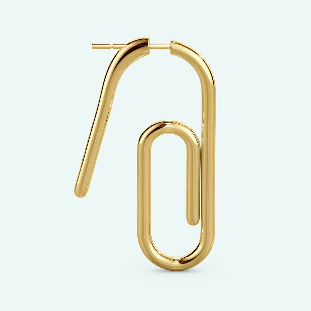 Paper Clip Earring