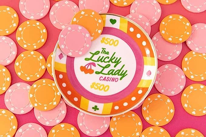 Trinket Tray, Lucky Lady