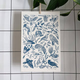 Blue Birds Art Print