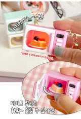 Mini Microwave Keychain Light & Sound Toy