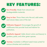 Flowers For You, 4 Seed Bomb Balls