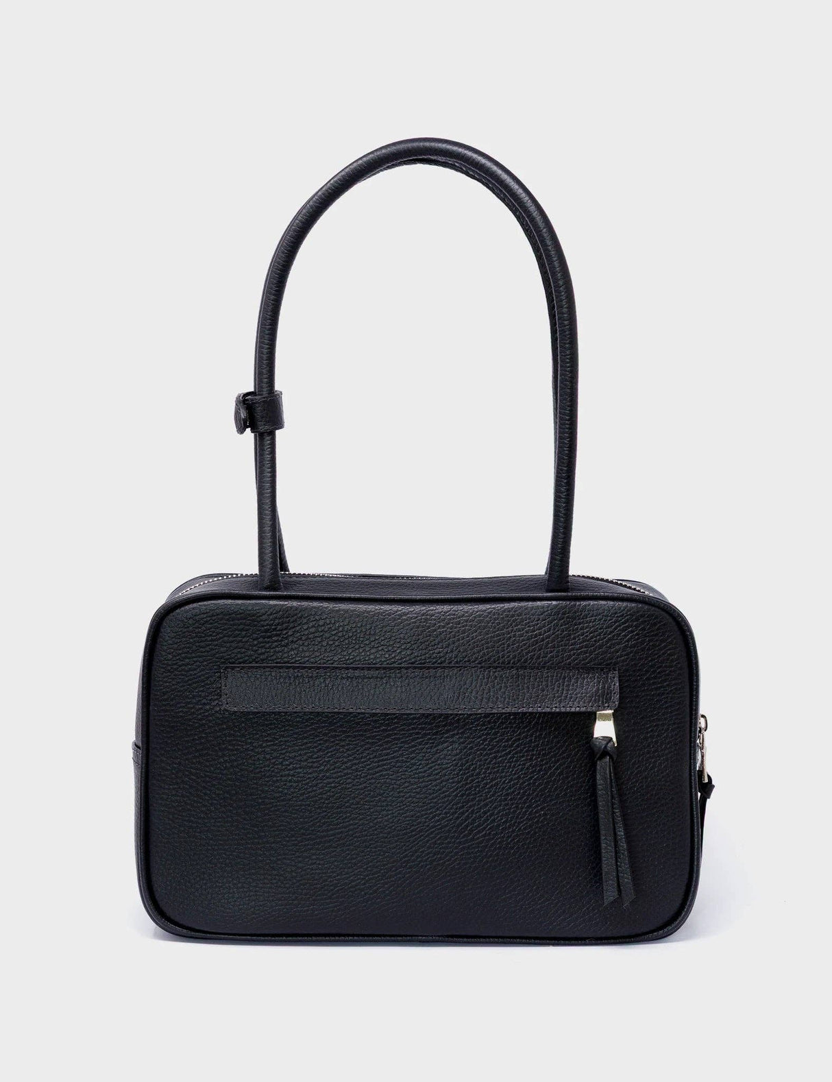 121 Shoulder Bag Black Leather - Floralia Design