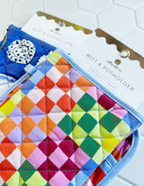 Cats Cotton Oven Mitt + Pot Holder Set
