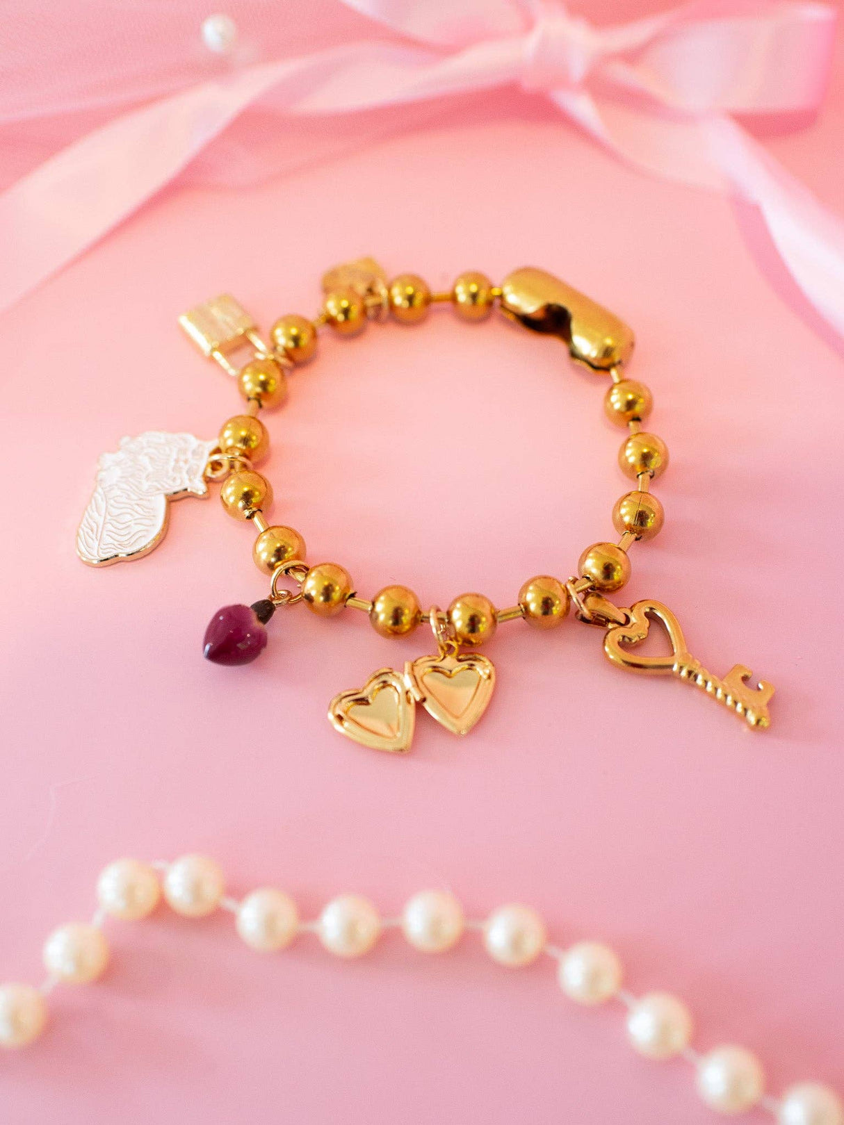 Coquette Charm Bracelet