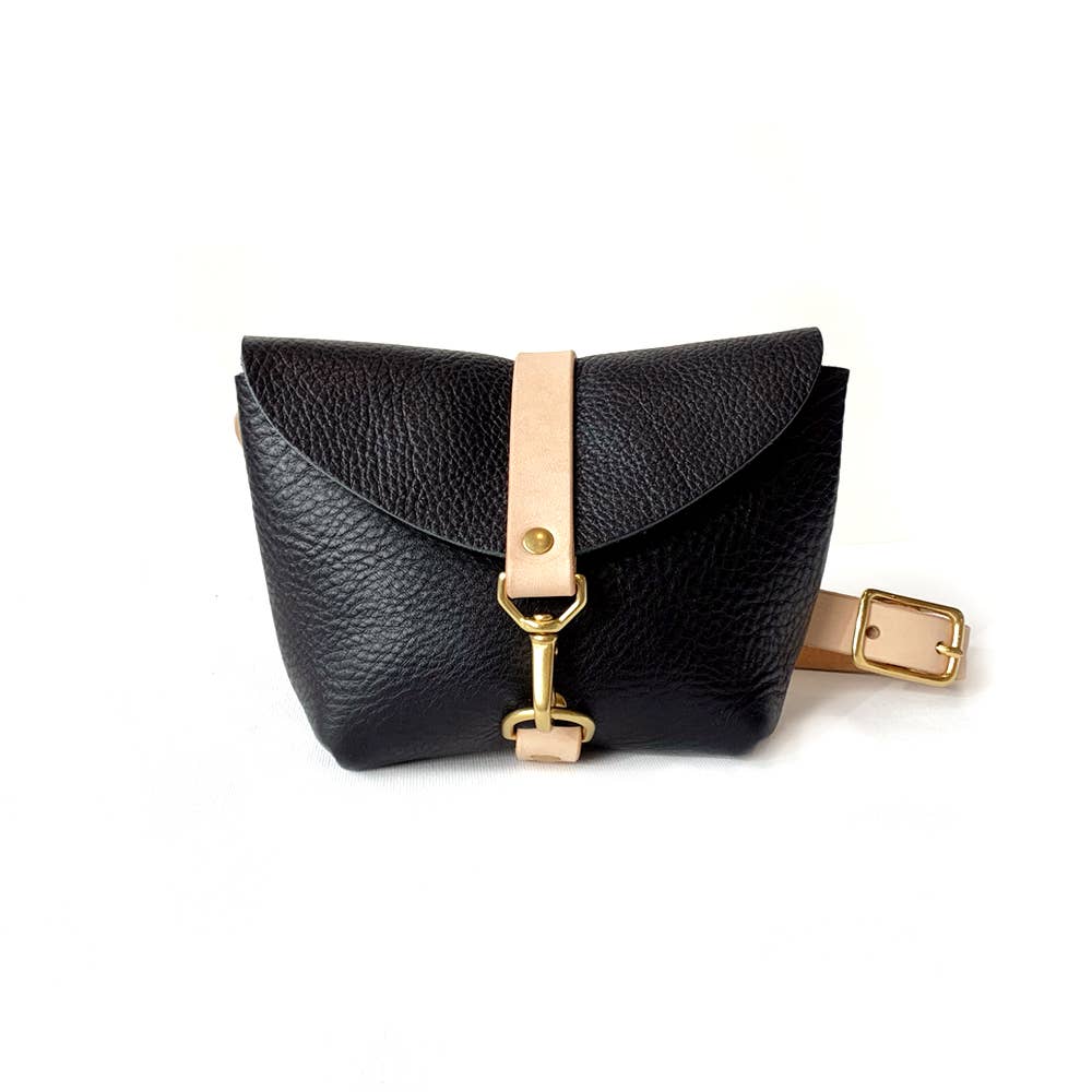 Leather Cross Body / Fanny Pack by Glad & Young Studio