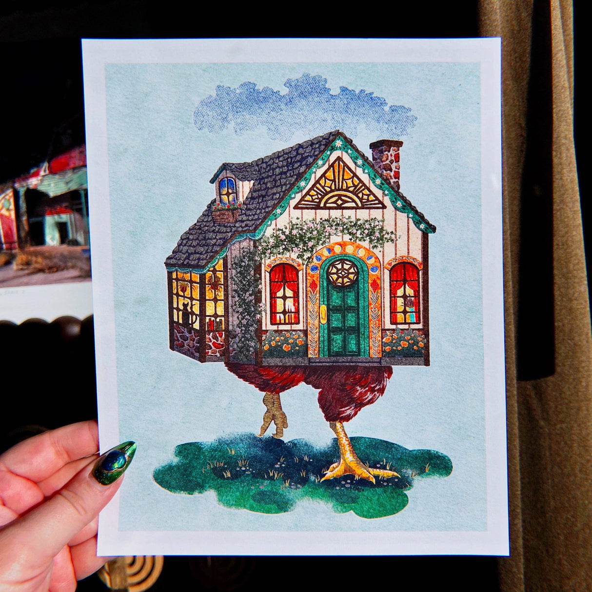 Baba Yaga Art Print