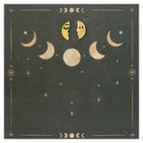 Lunar Reflections Gold Moon Post Earrings