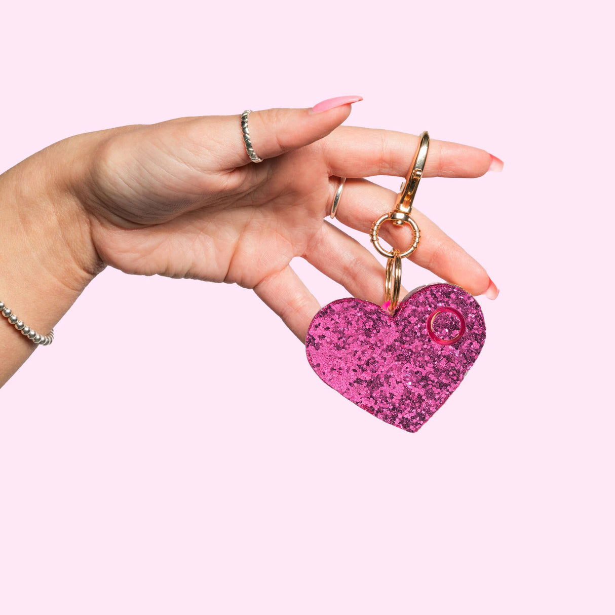 Glitter Heart Safety Alarm