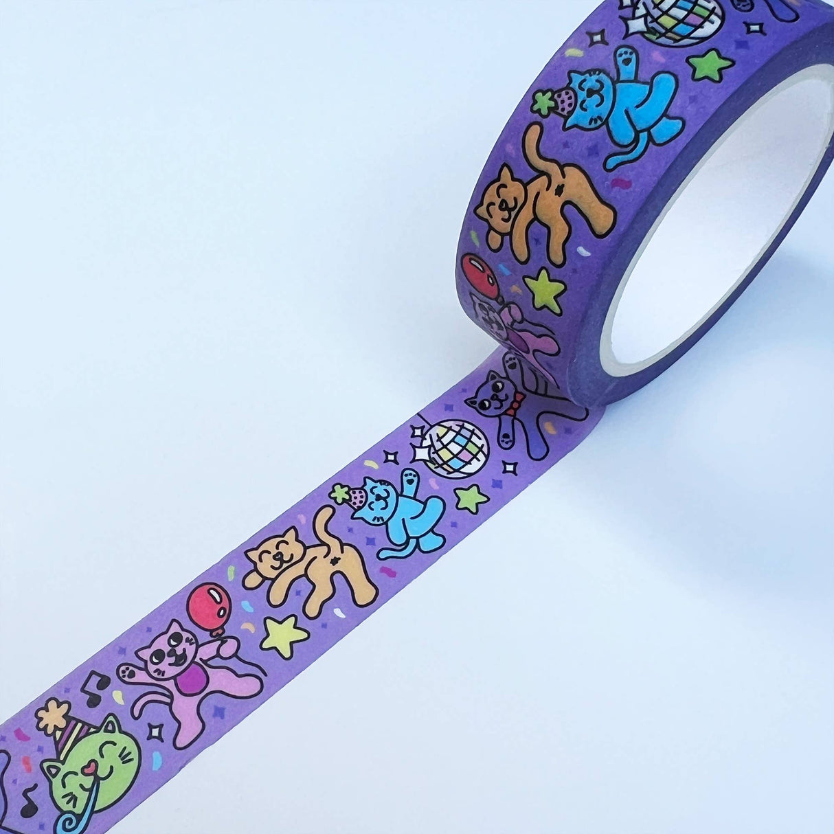 Disco Cats Washi Tape
