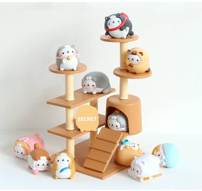 Molang Lazy Cat Costume Blind Box