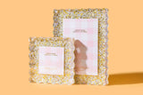 Small Picture Frame - Pearl + Gold Confetti